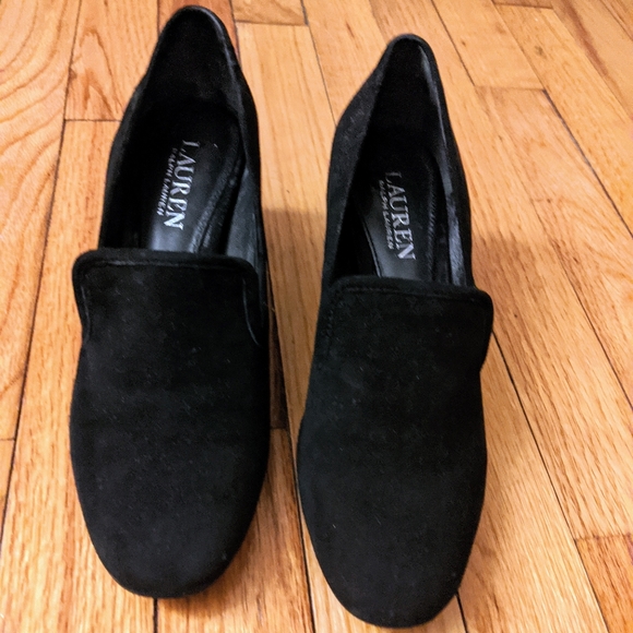 Ralph Lauren Suede Heels - Picture 2 of 3